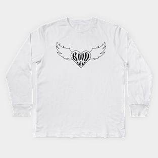 Emo Kid Kids Long Sleeve T-Shirt